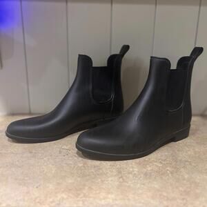 Sam Edelman Women Tinsley Black Matte Waterproof  Chelsea Bootie Sz 11 Excellent